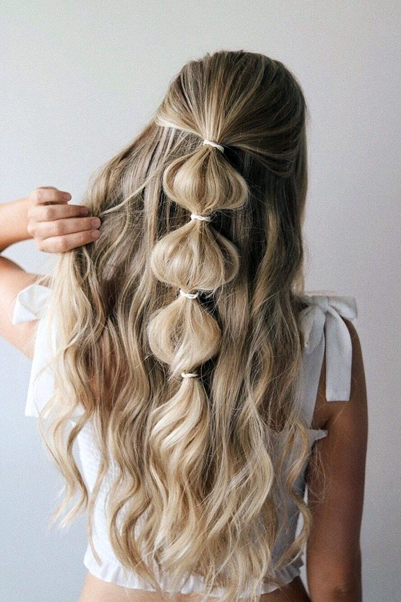 Легкие прически на длинные волосы