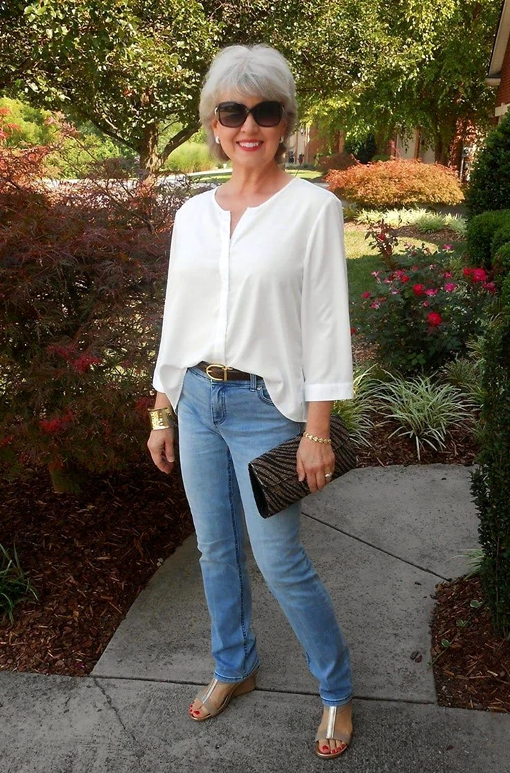 Одежда в60 лет для джегинсов