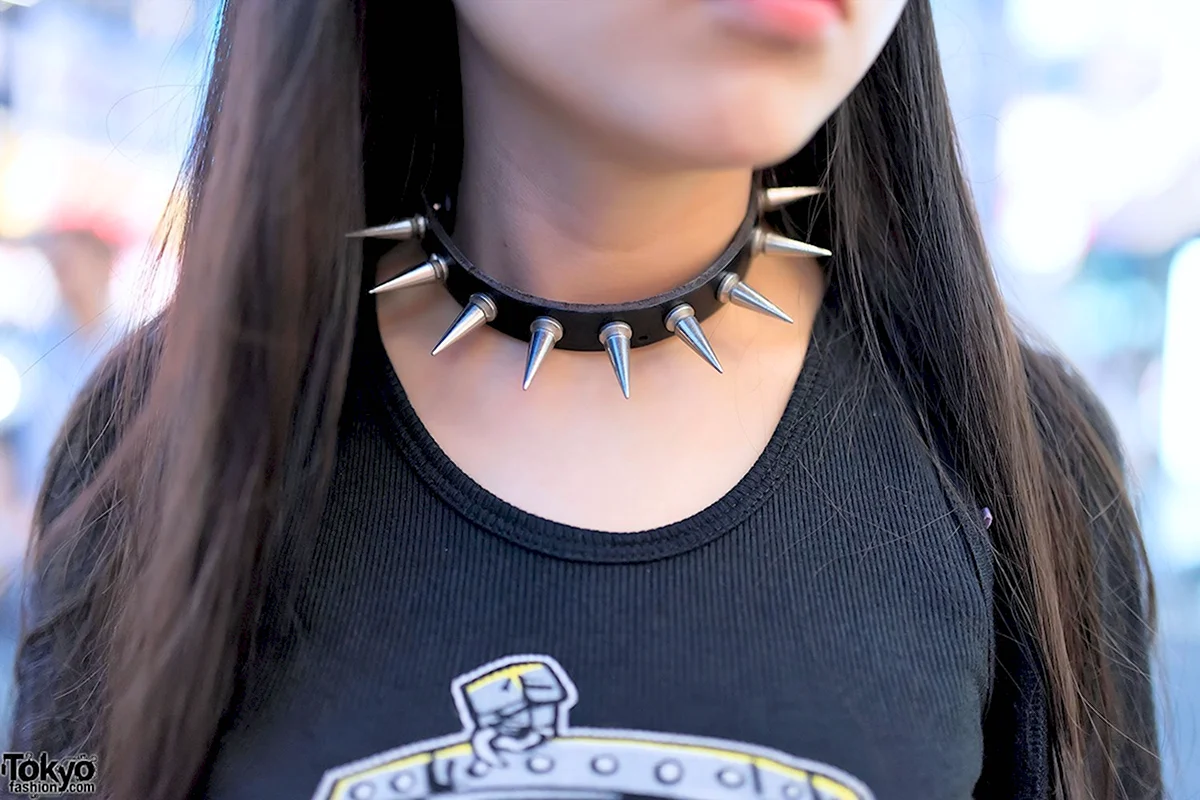 Чокер в стиле Харадзюку