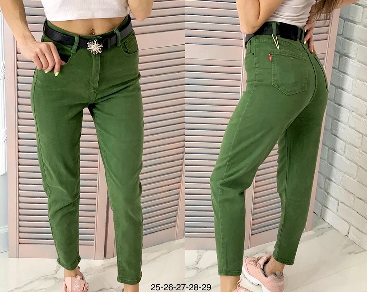 Зеленые джинсы