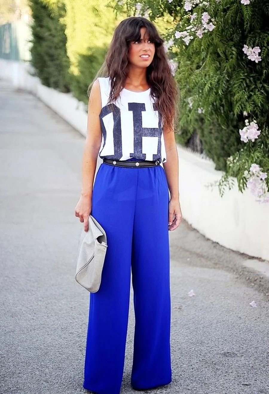 Брюки палаццо outfit