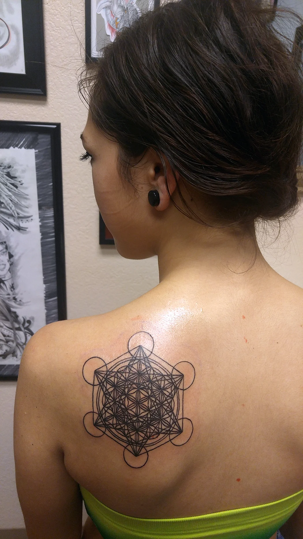 Metatron Cube Tattoo