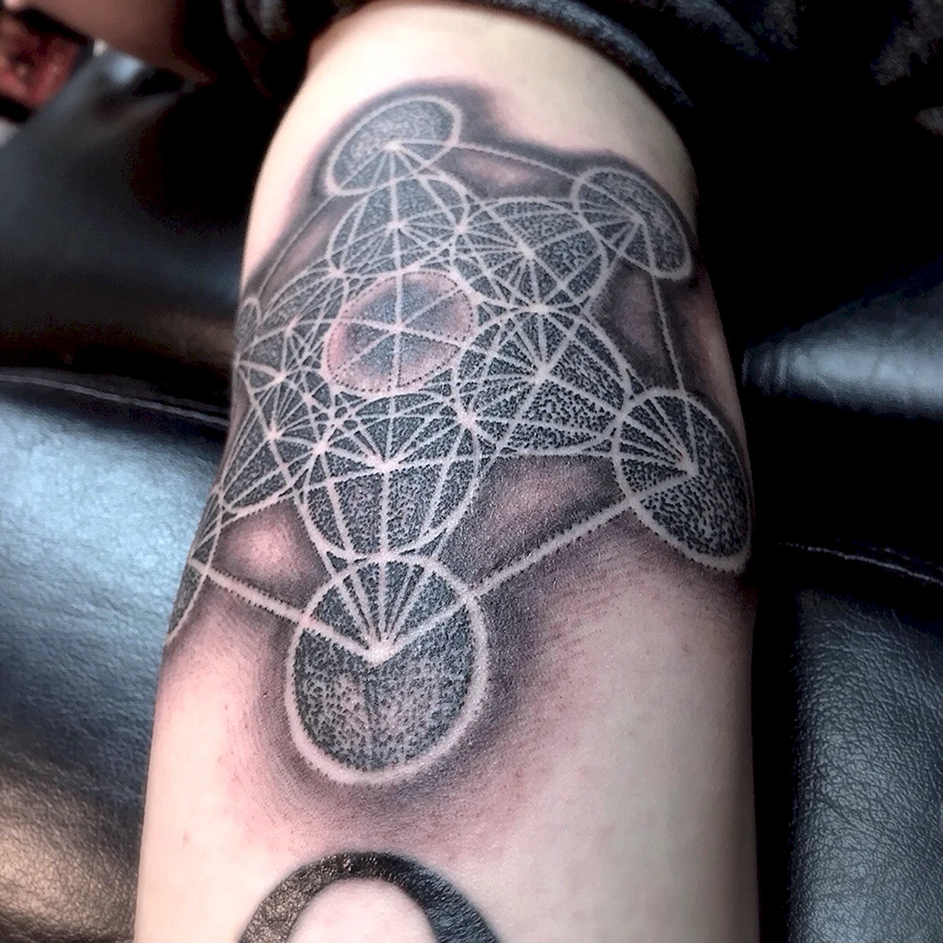 Metatron Cube Tattoo