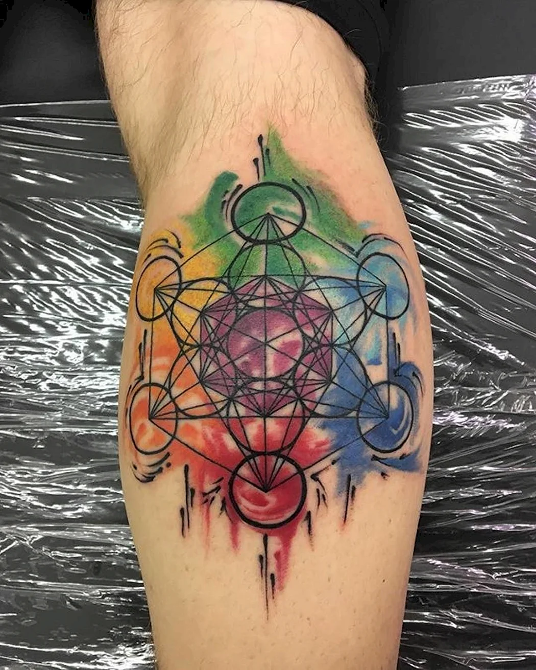 Metatron Cube Tattoo