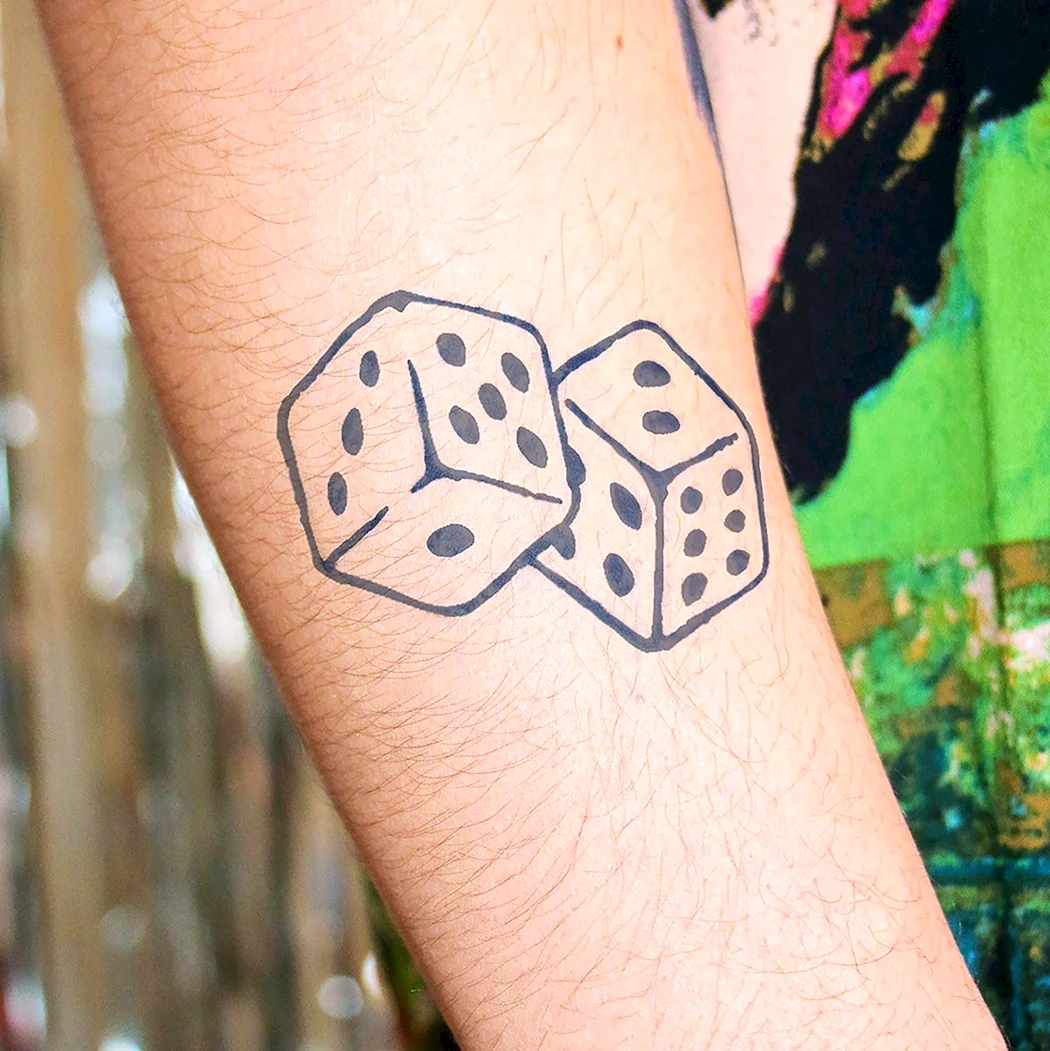 Тату кубики