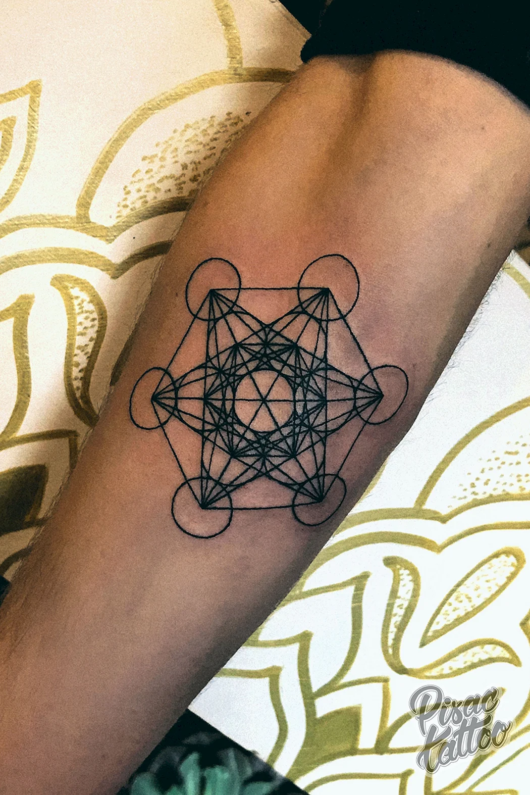 Metatron Cube Tattoo