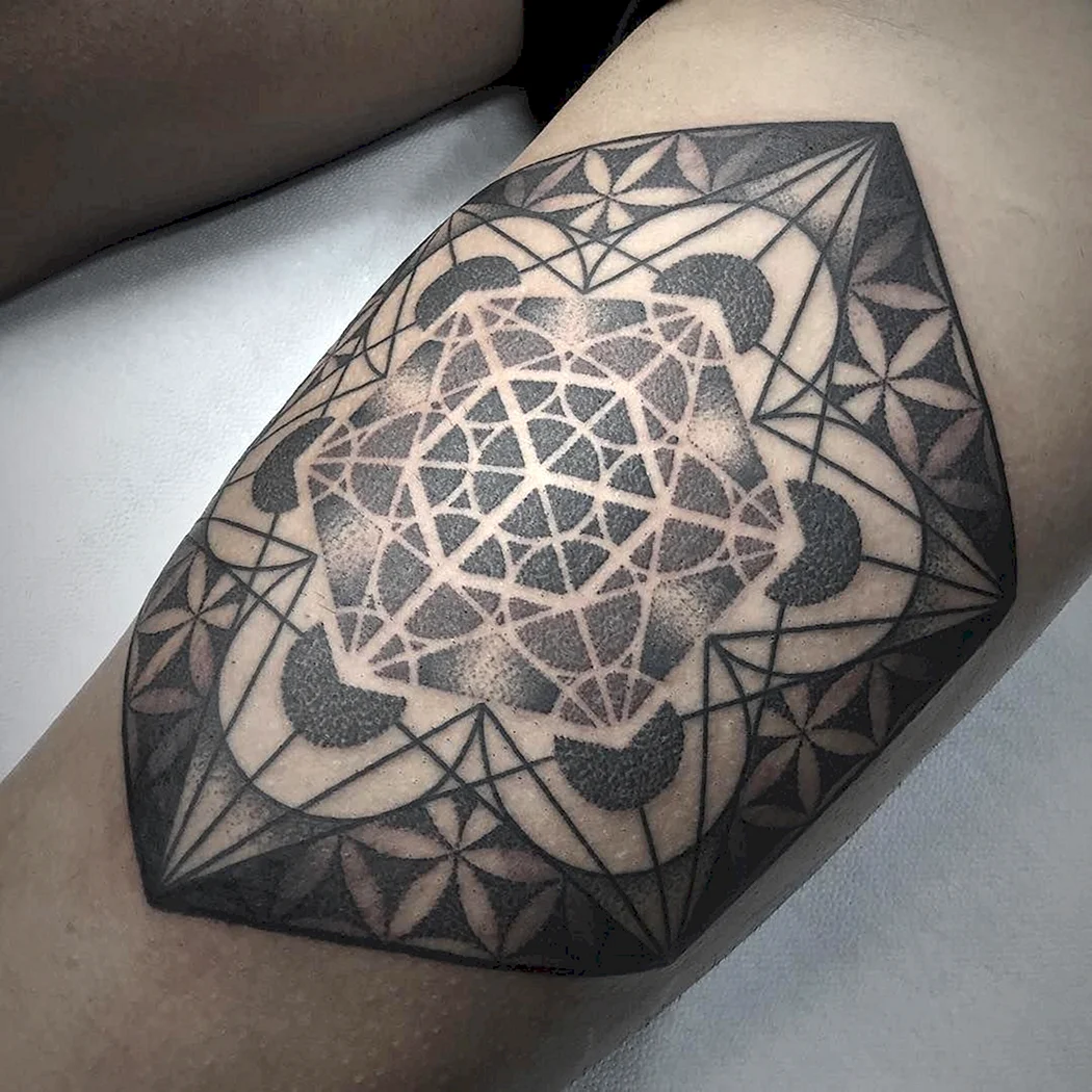 Метатрон Сакральная геометрия тату