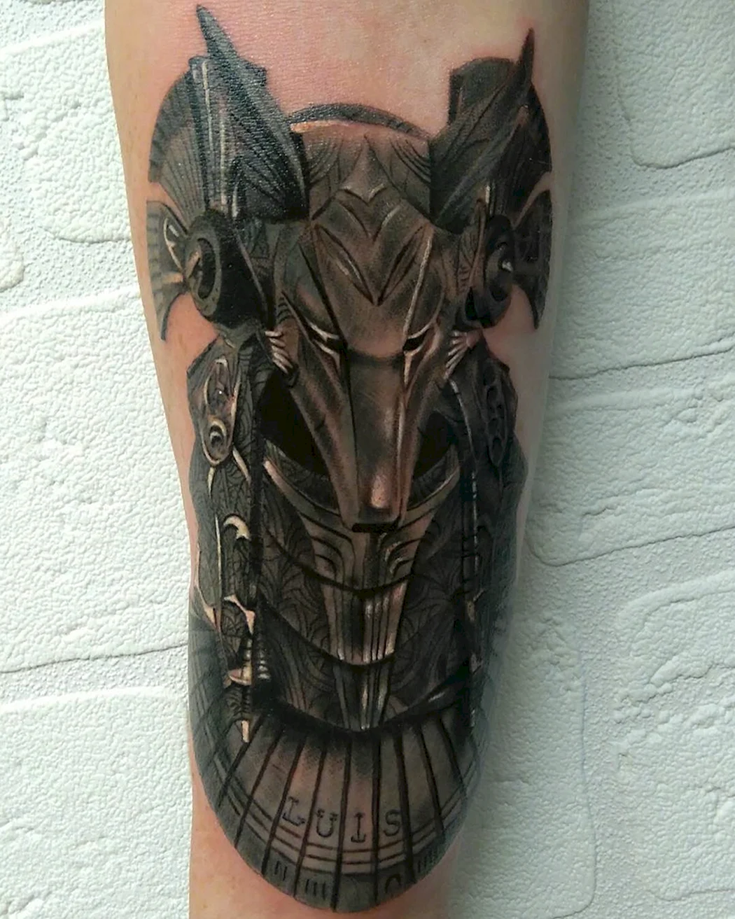Красивые тату Анубиса