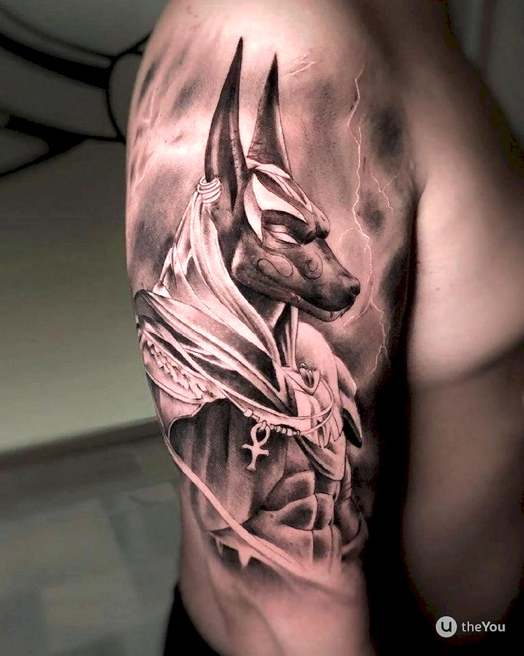 Анубис тату