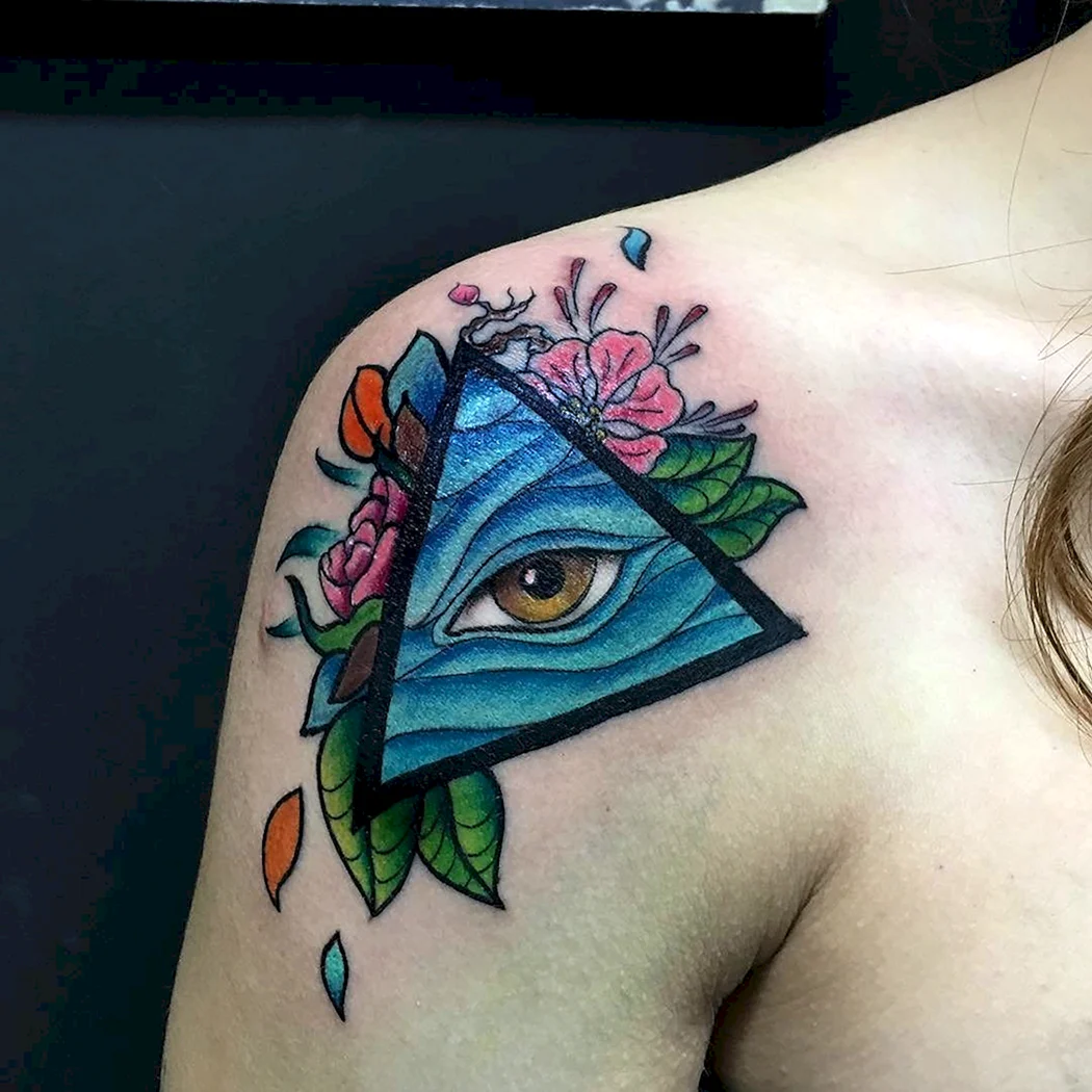 Третий глаз тату