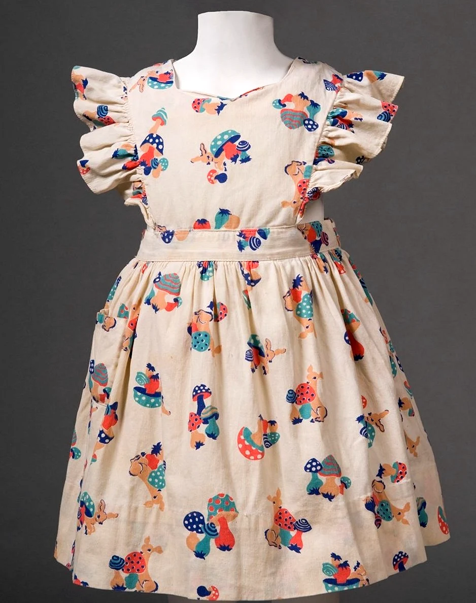 Ситцевое платье для девочки