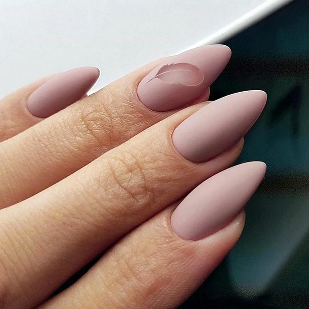 Матовый нюд миндаль 2