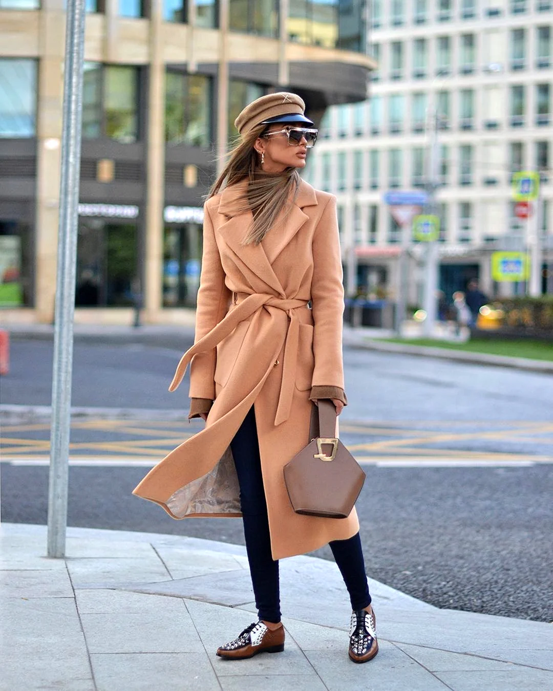 Пальто кэмел 2022