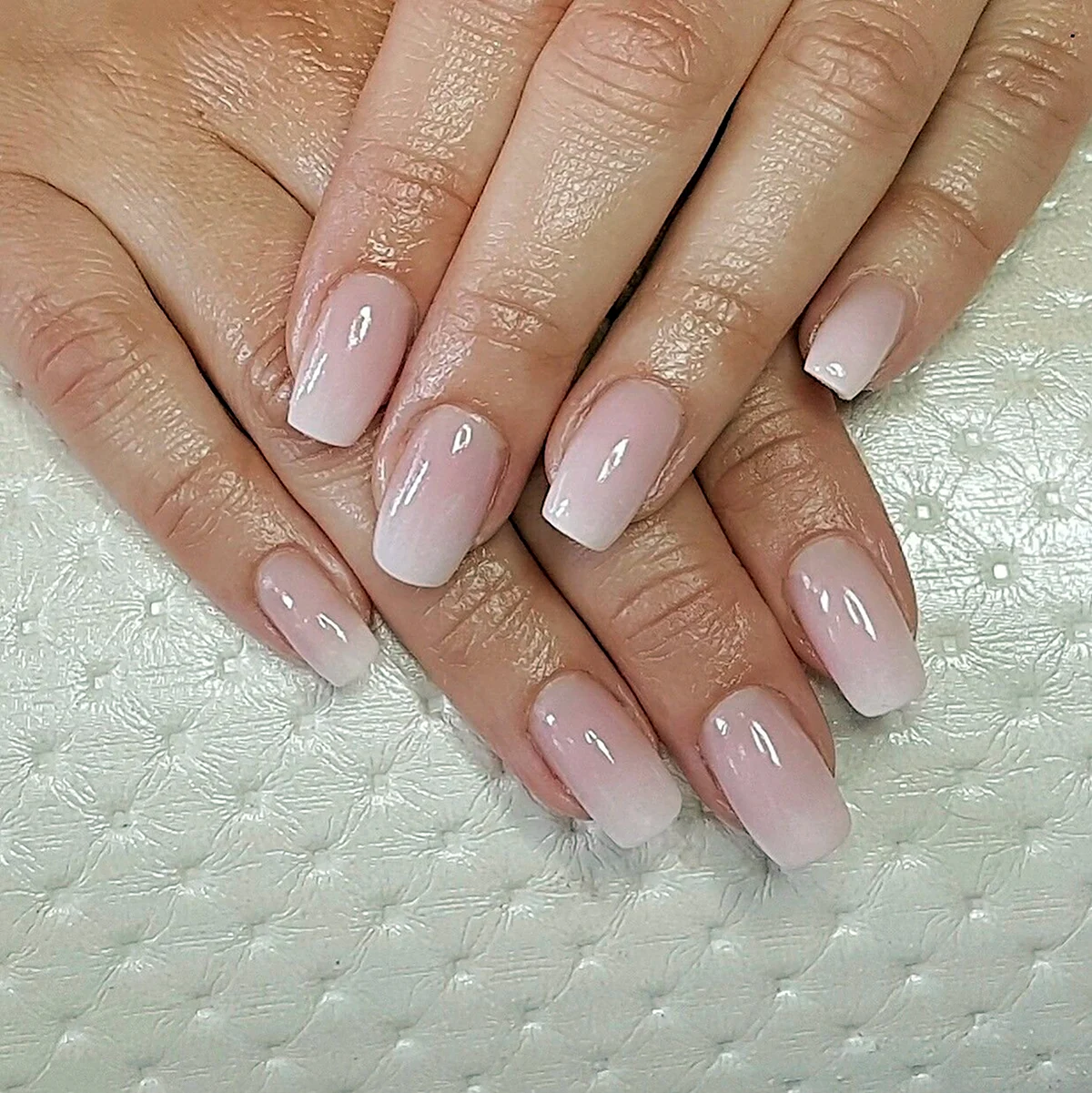 Маникюр растяжка френч