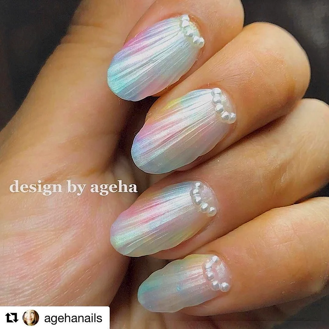 Маникюр Ракушка