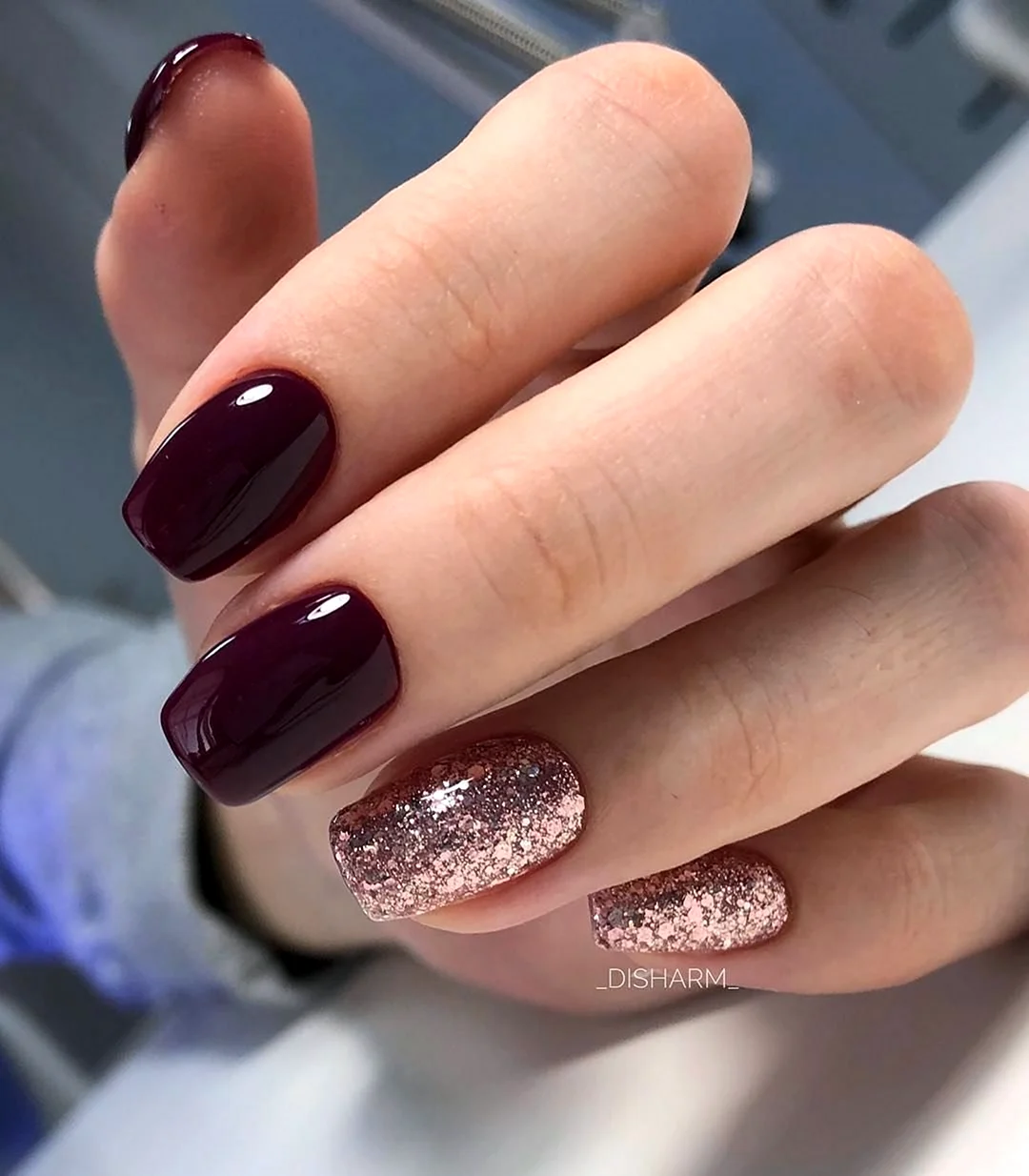 Шеллак бордо вишня 2020