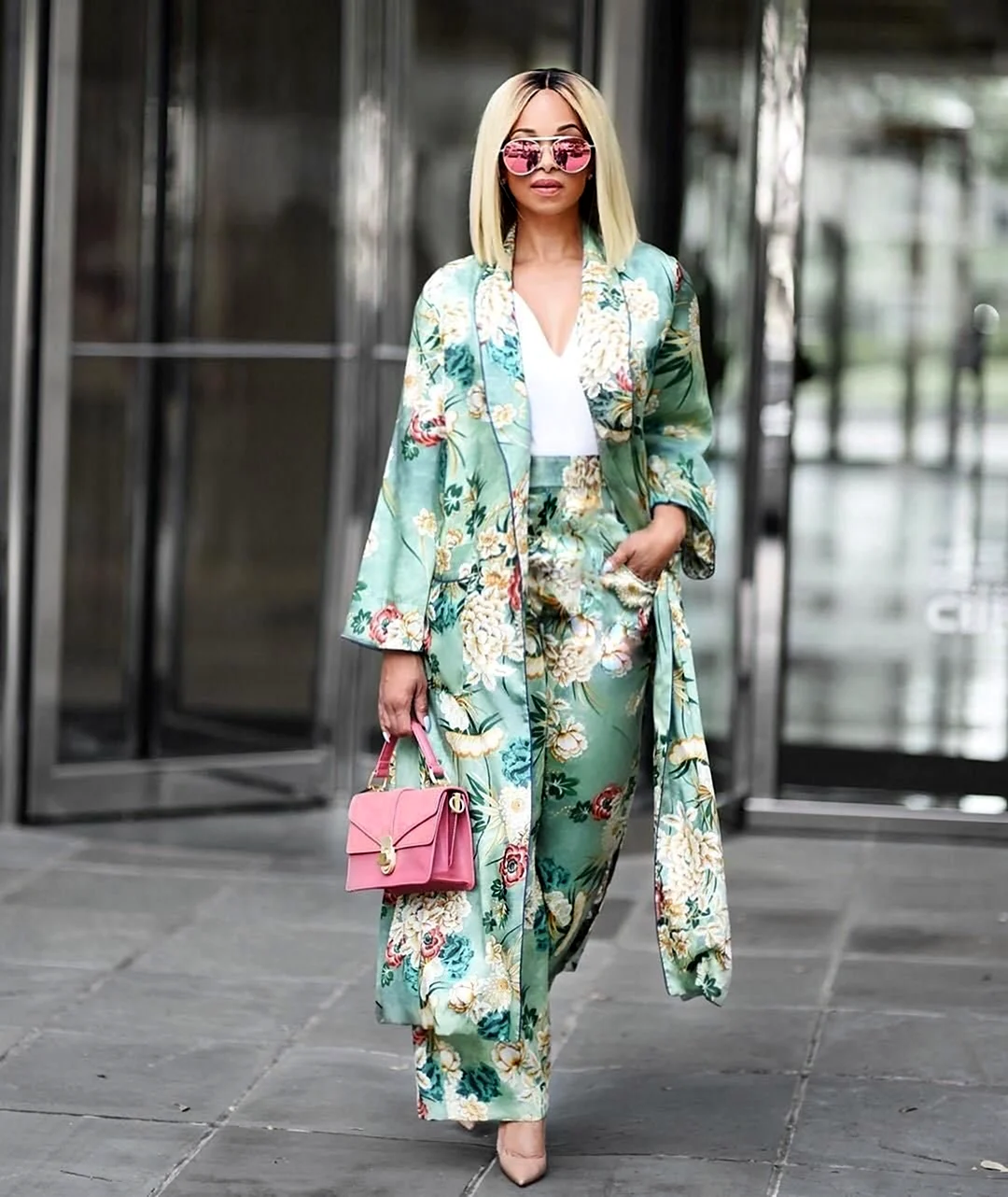 Кимоно стрит стайл