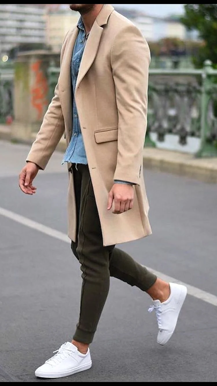 Пальто мужское смкедами