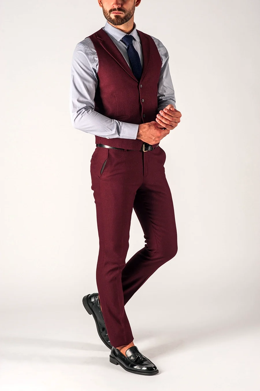 Костюм мужской Belfort бордовый
