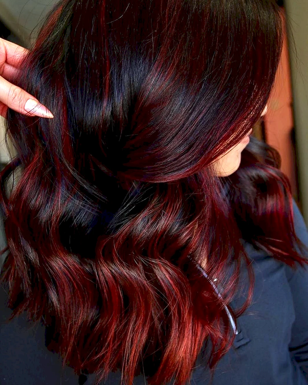 Балаяж махагон