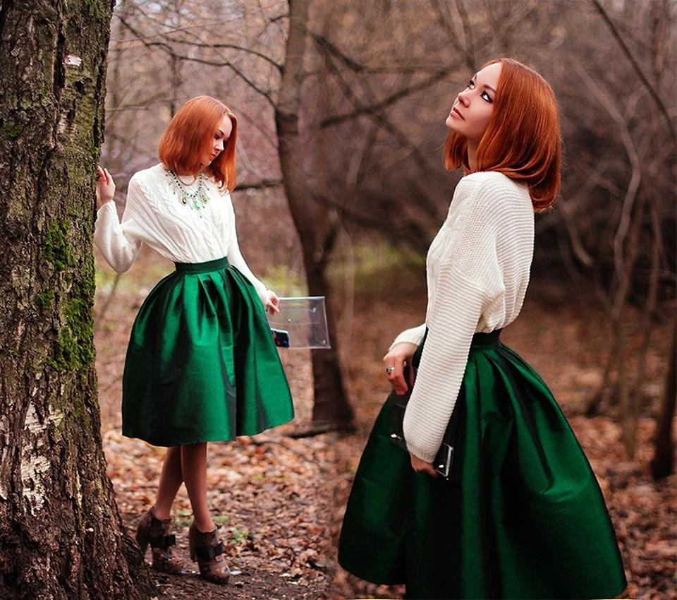 Платье для рыжеволосых