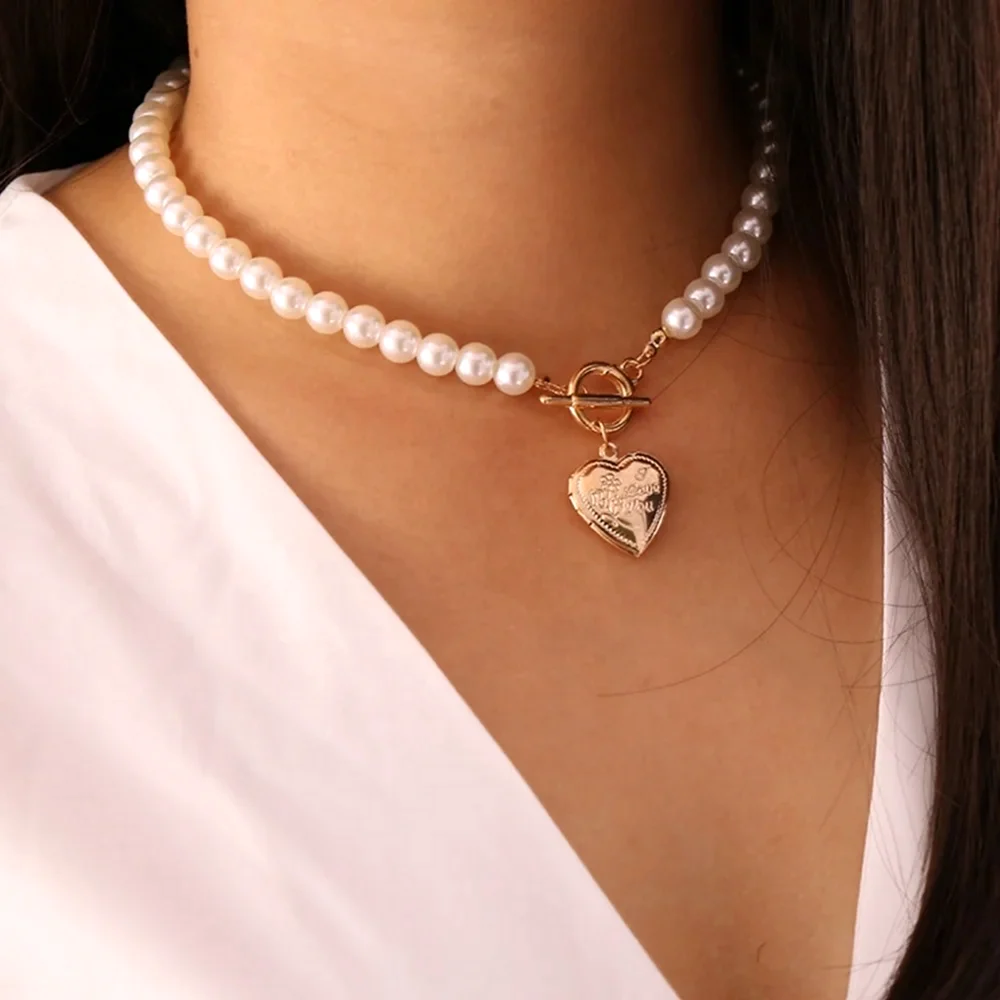 Жемчужное колье с подвеской