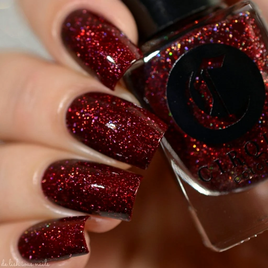 Эйвон бордовый с шиммером