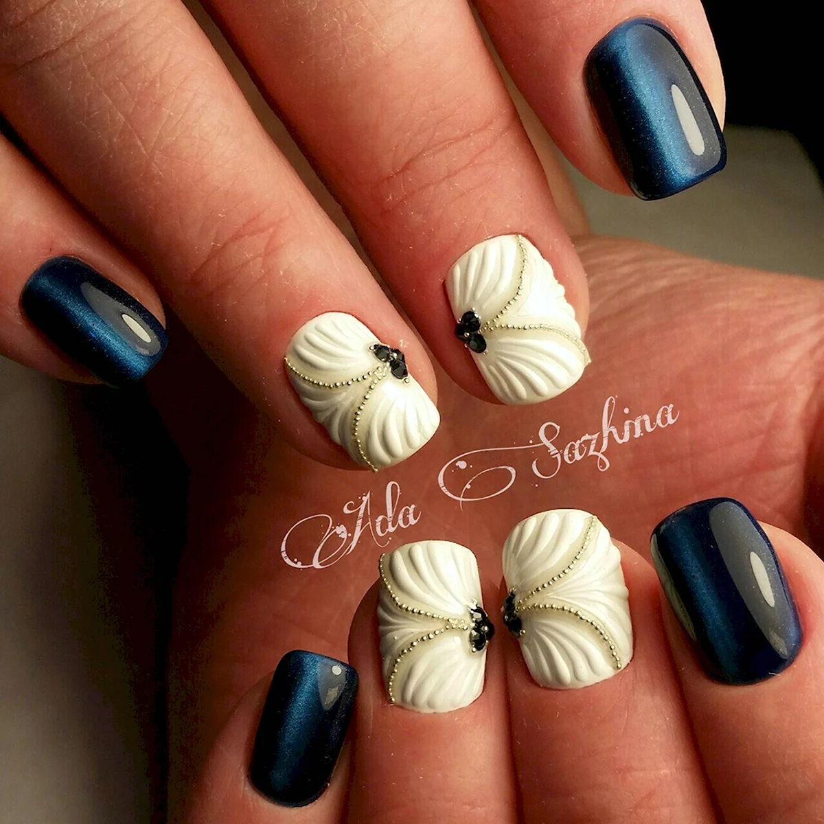 Маникюр Ракушка