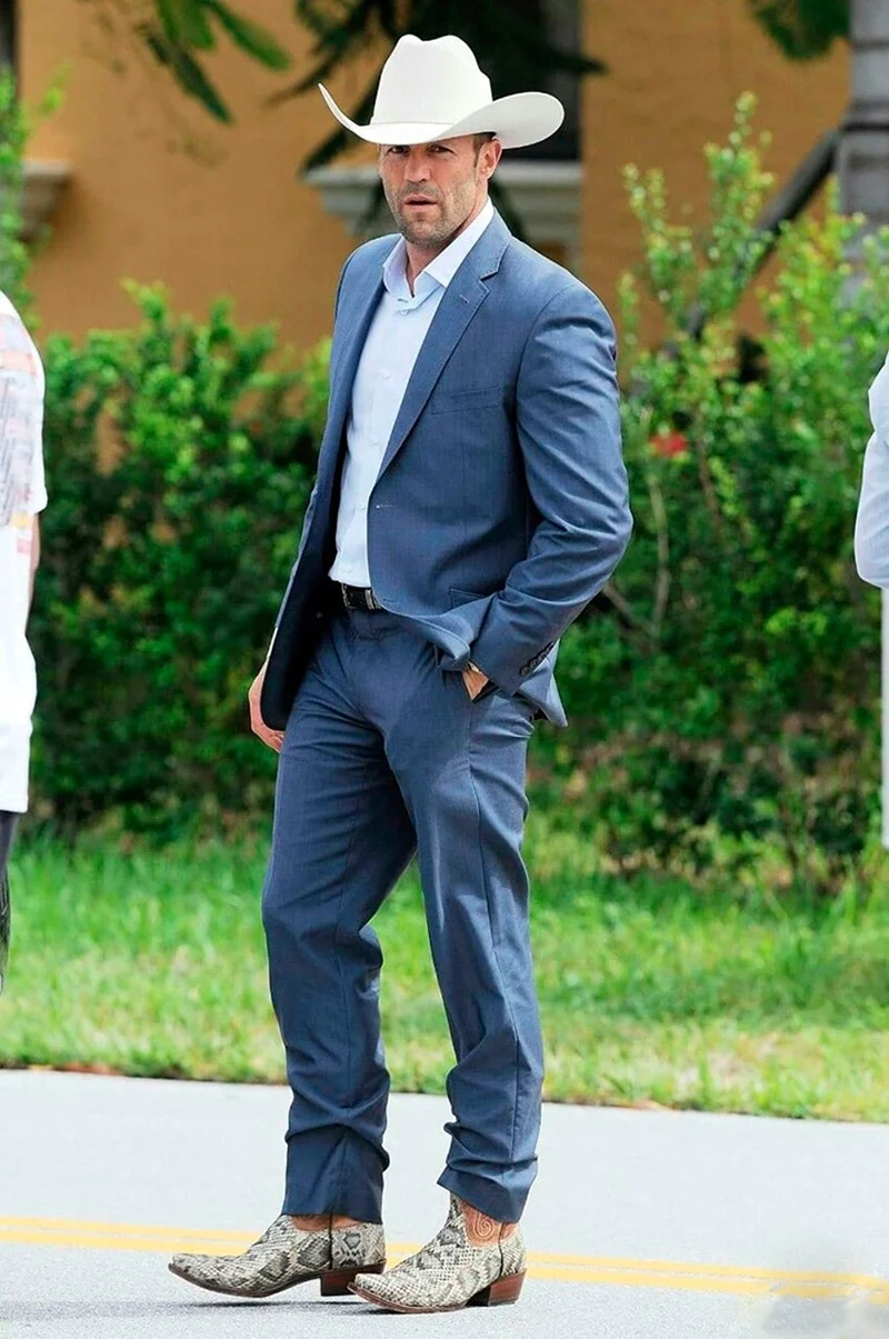 Джейсон Стэтхэм Паркер в шляпе