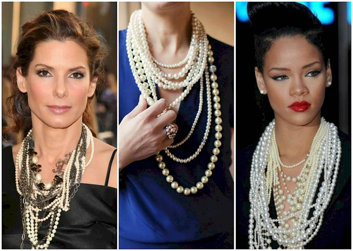 Модные украшения колье