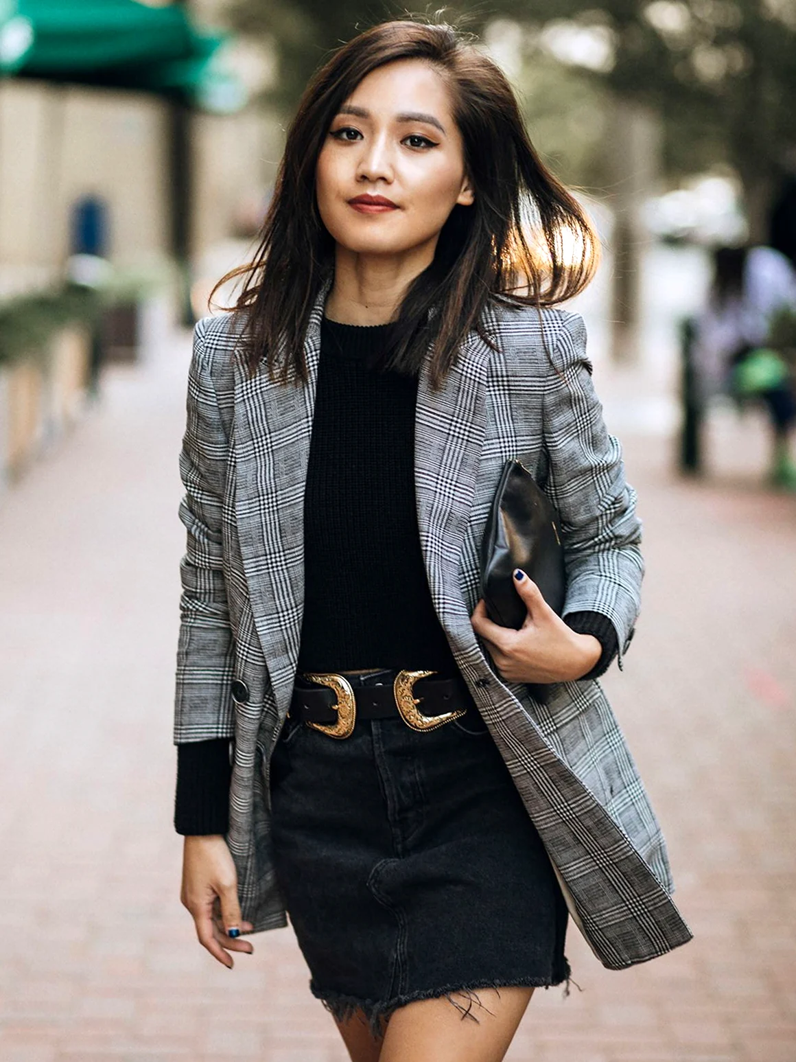 Джинсовая юбка с пиджако