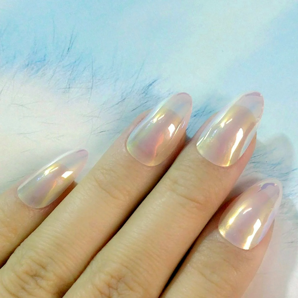 Прозрачные ногти