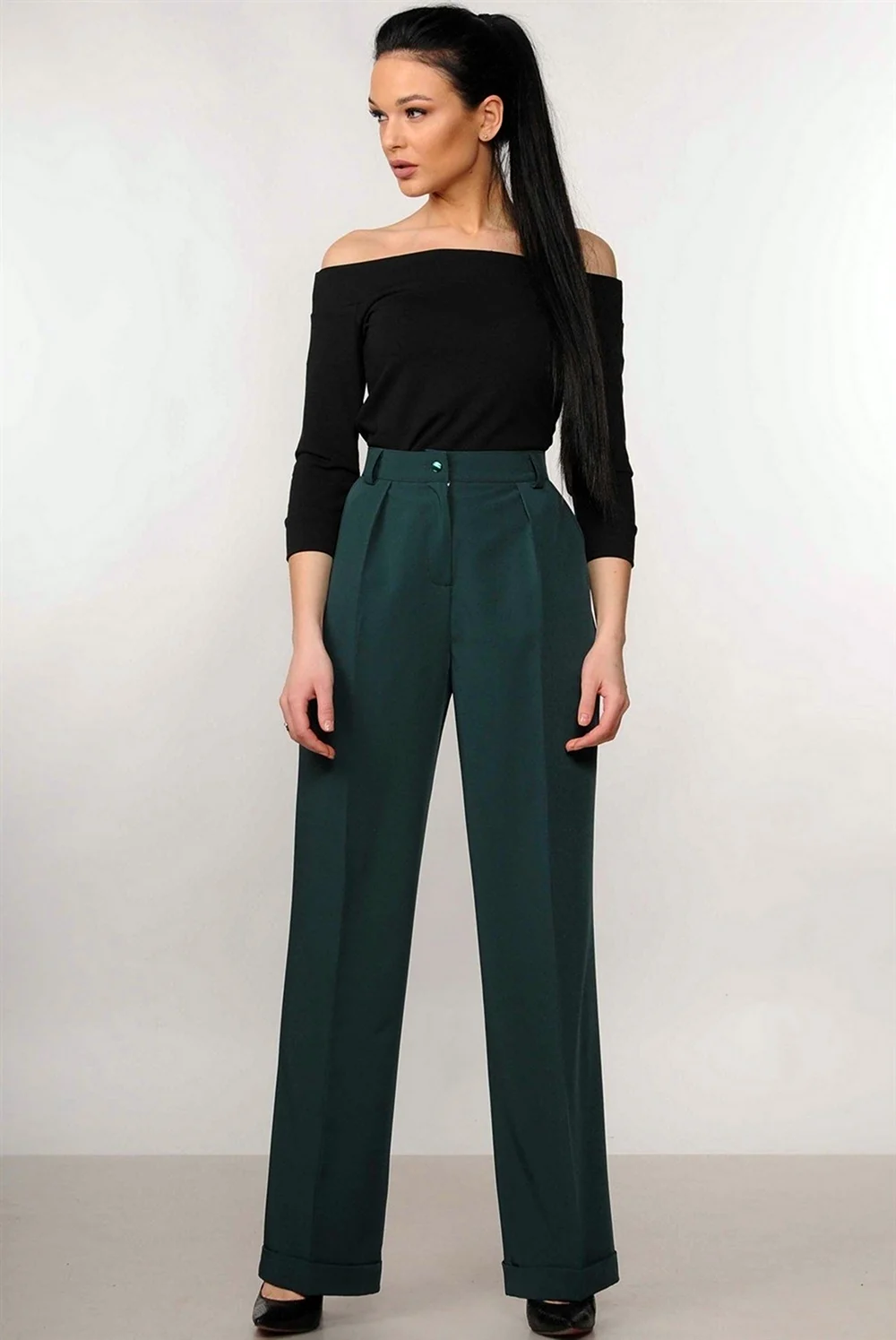 Изумрудные брюки