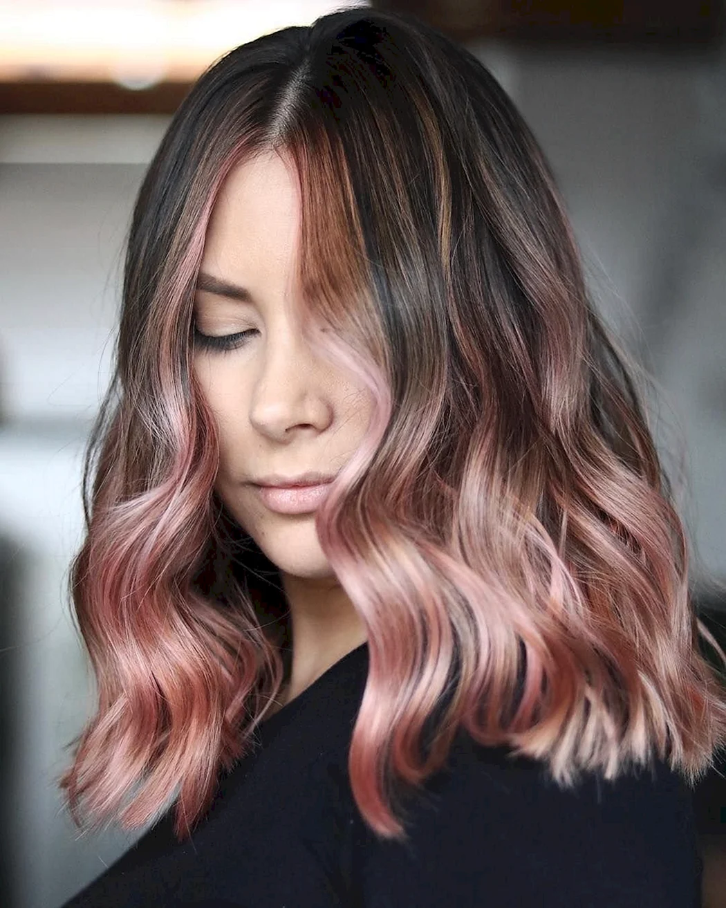 Роуз Голд омбре