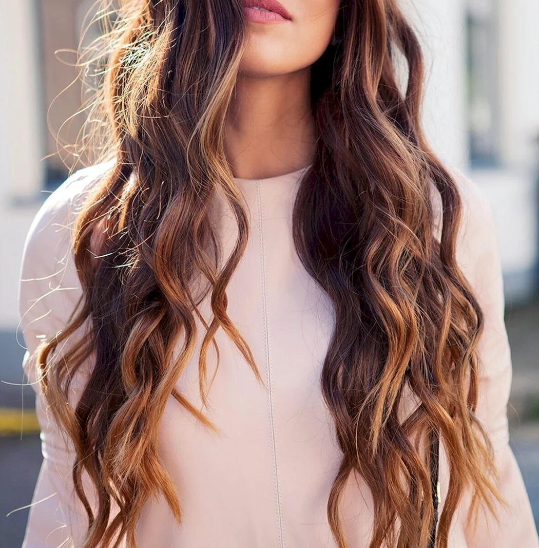 Прически с каштановыми волосами