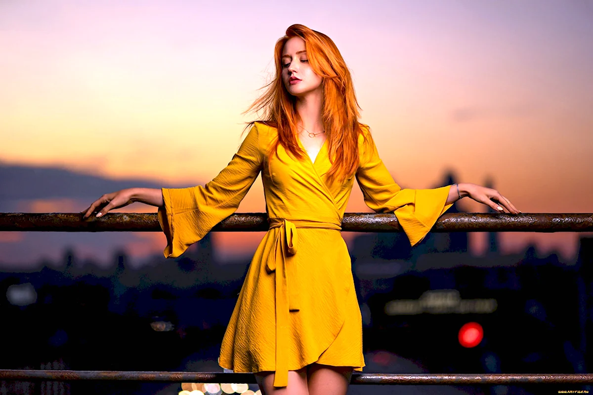 Платье для рыжеволосых
