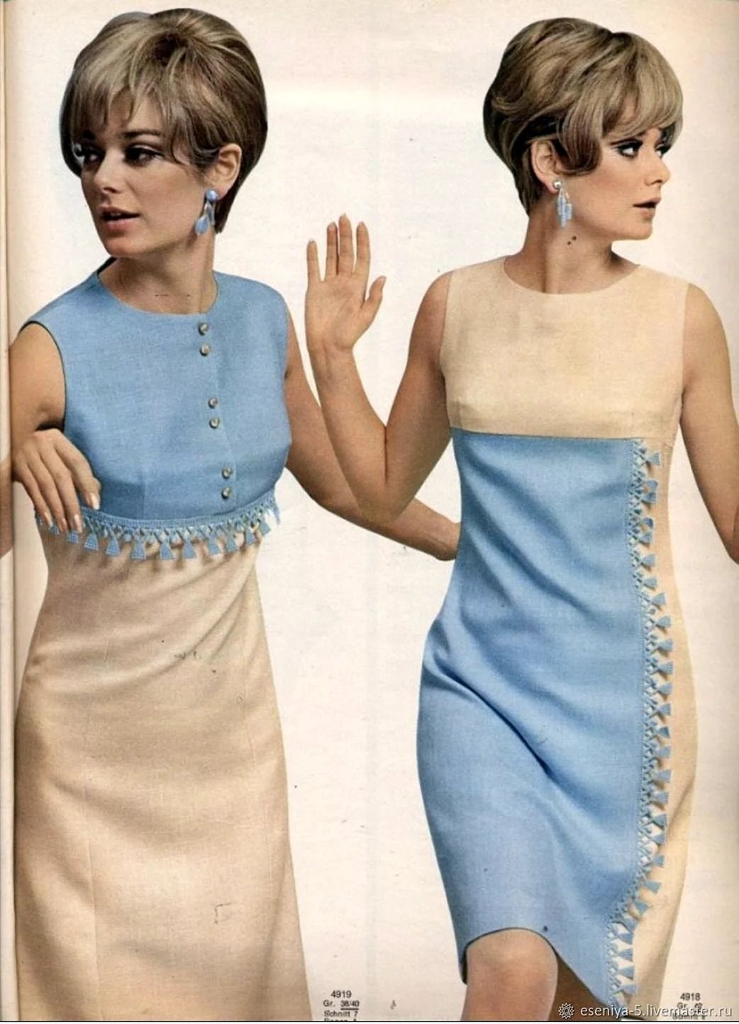 Платья 70х Burda