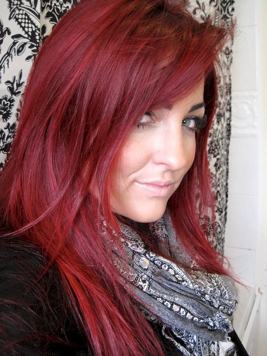 Махагон цвет волос на светлые