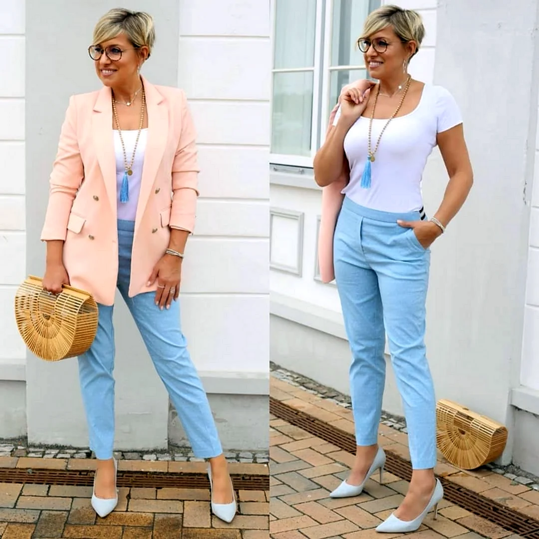 Летний образ для женщины 45