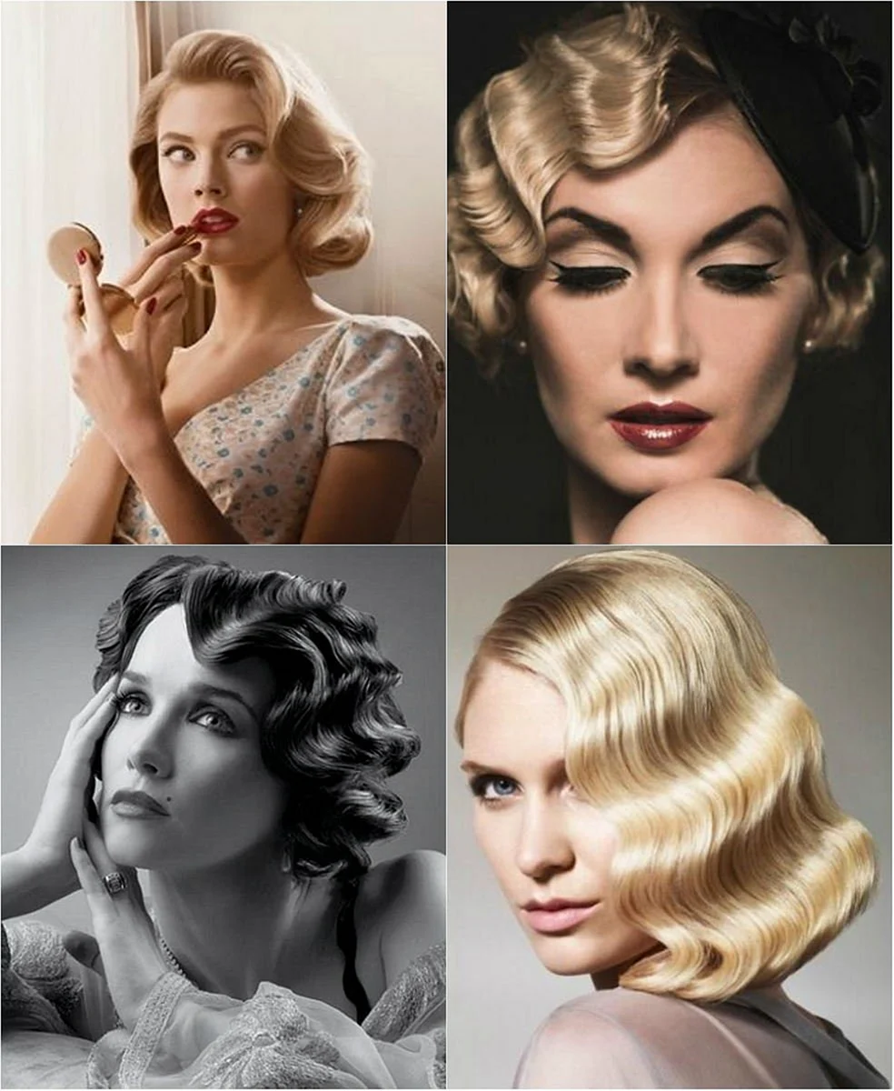 Голливудская волна в стиле Гэтсби