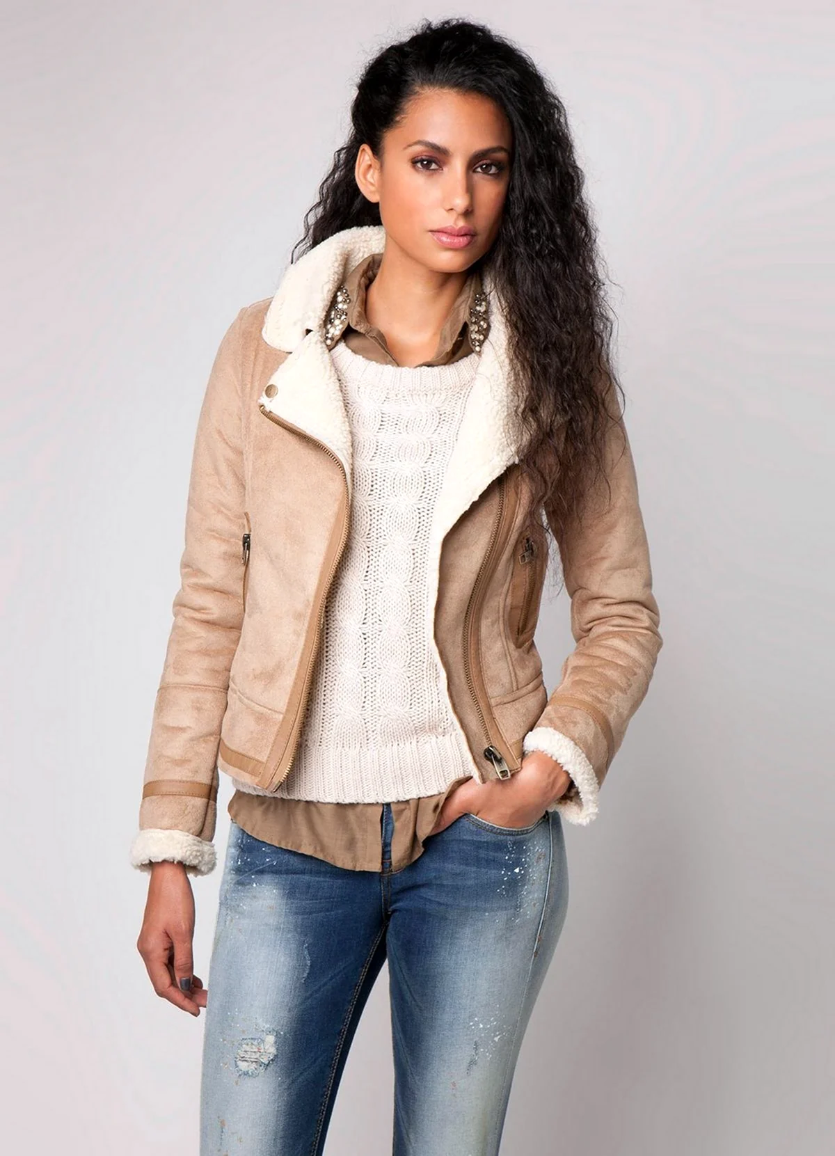 Дубленка короткая