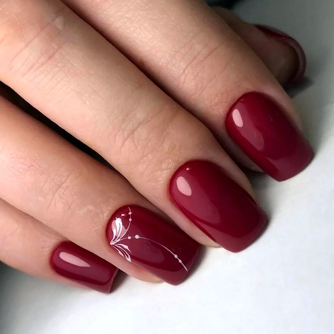 Гель бордовый