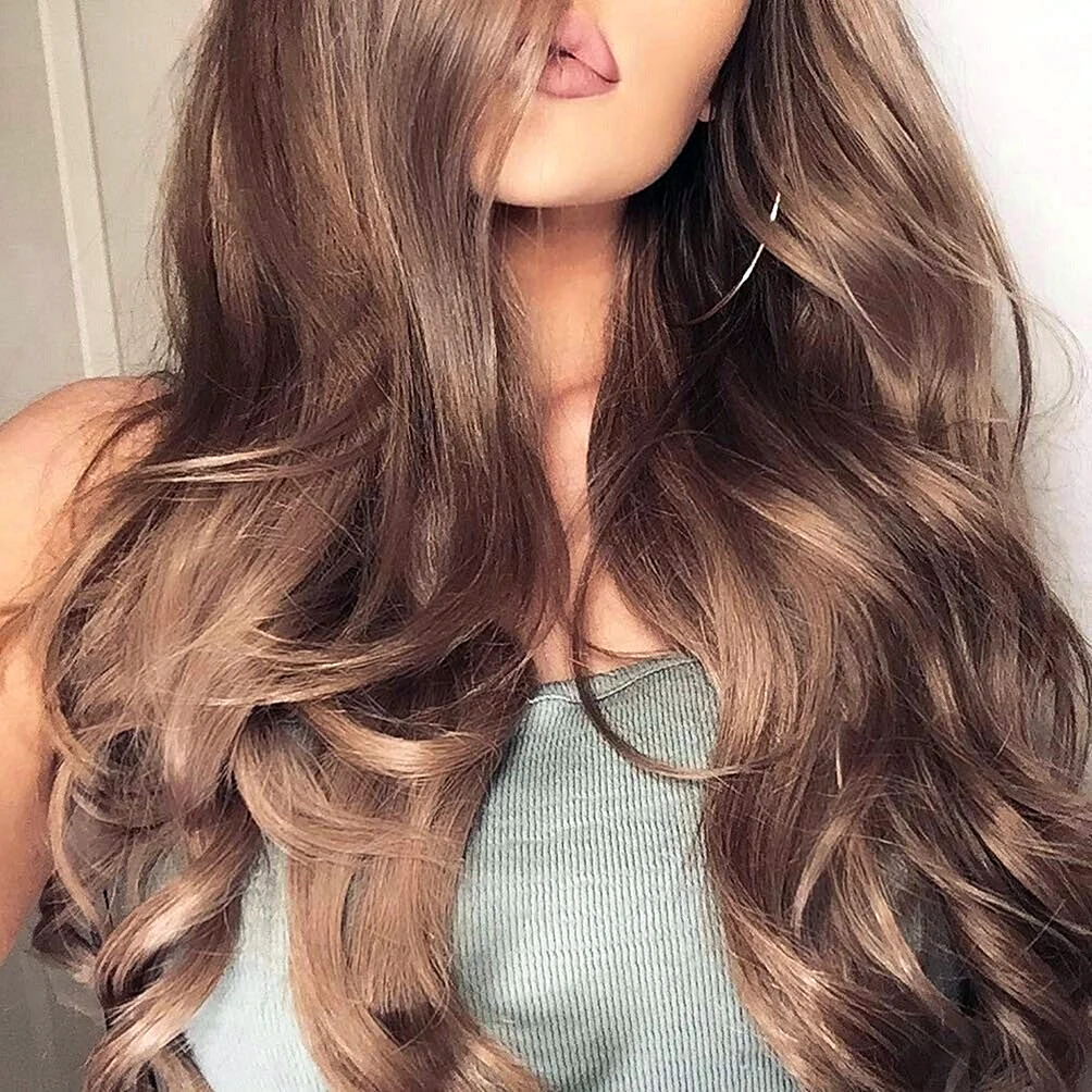 Однотонный цвет волос