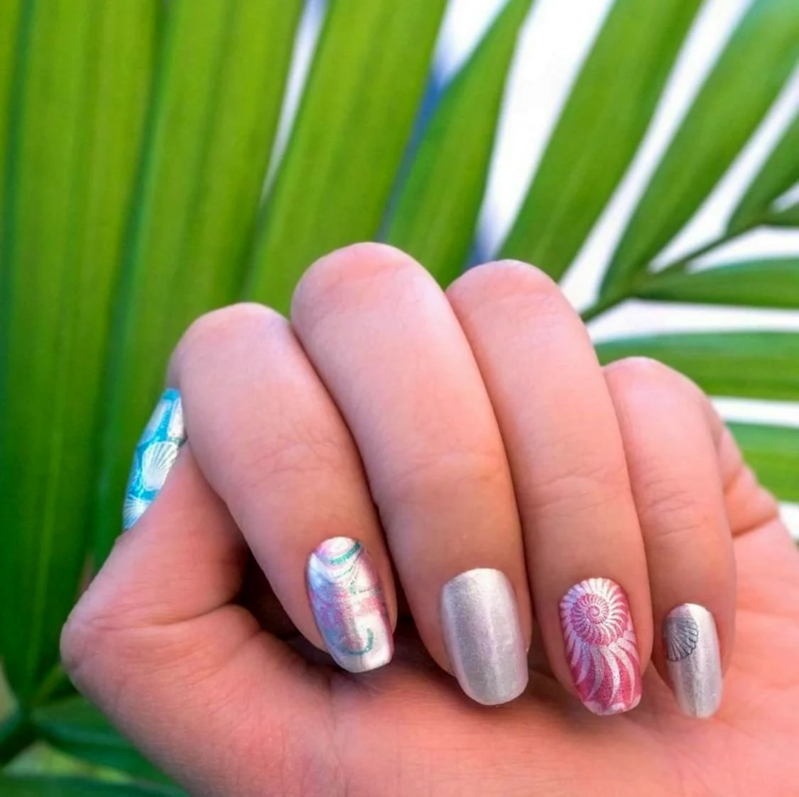 Маникюр Ракушка