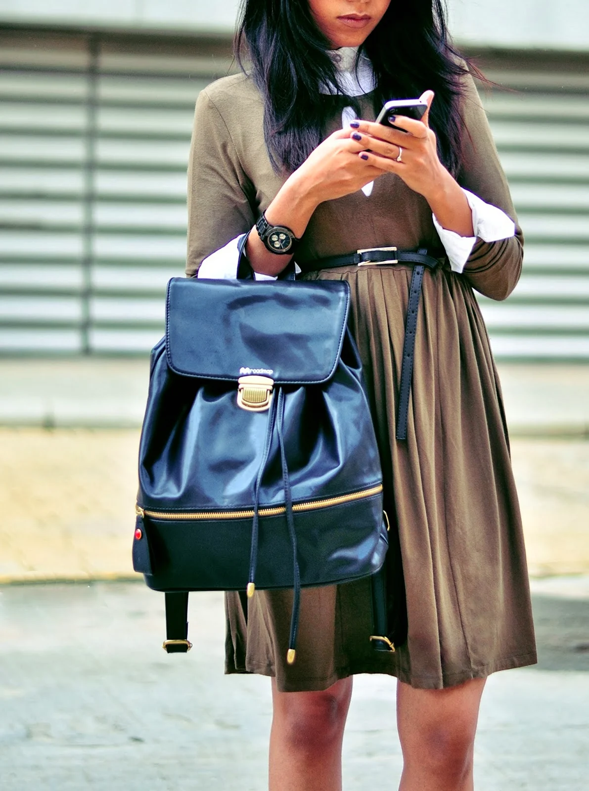 Образ с рюкзаком женский