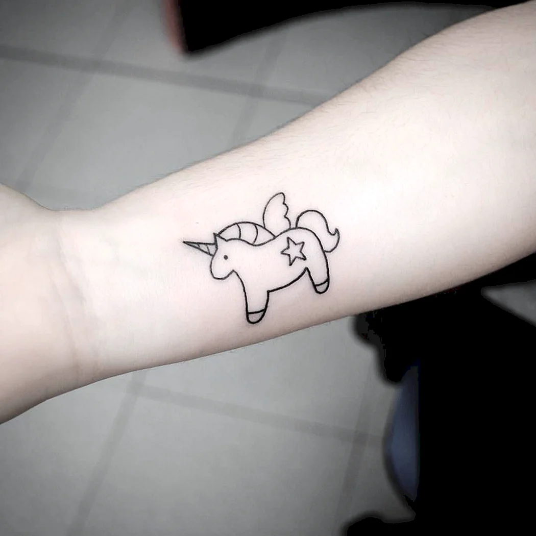 Тату для детей ручкой