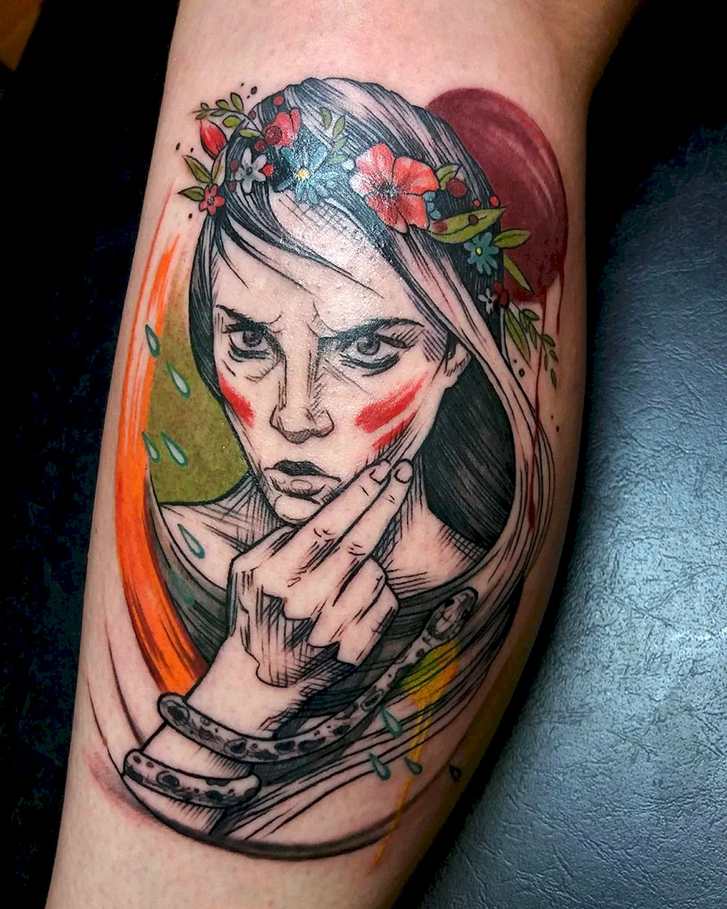 Демон Лилит тату