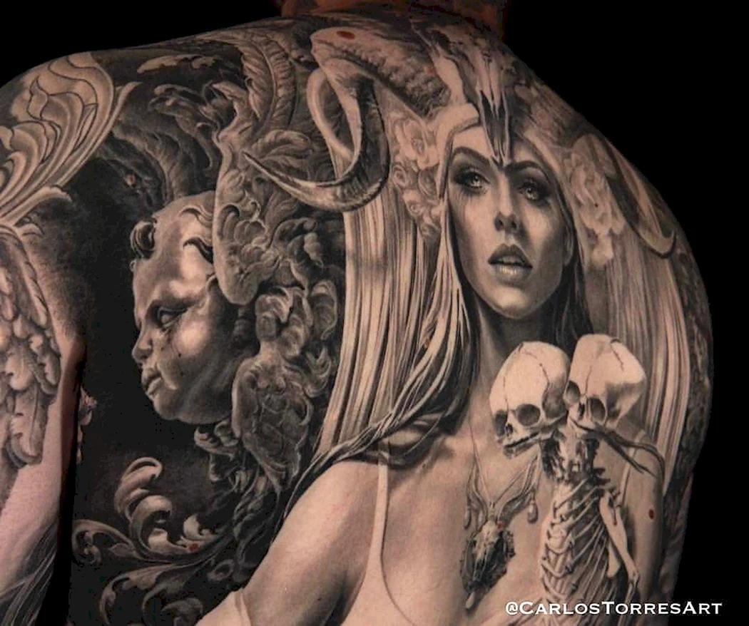 Карлос Торес тату