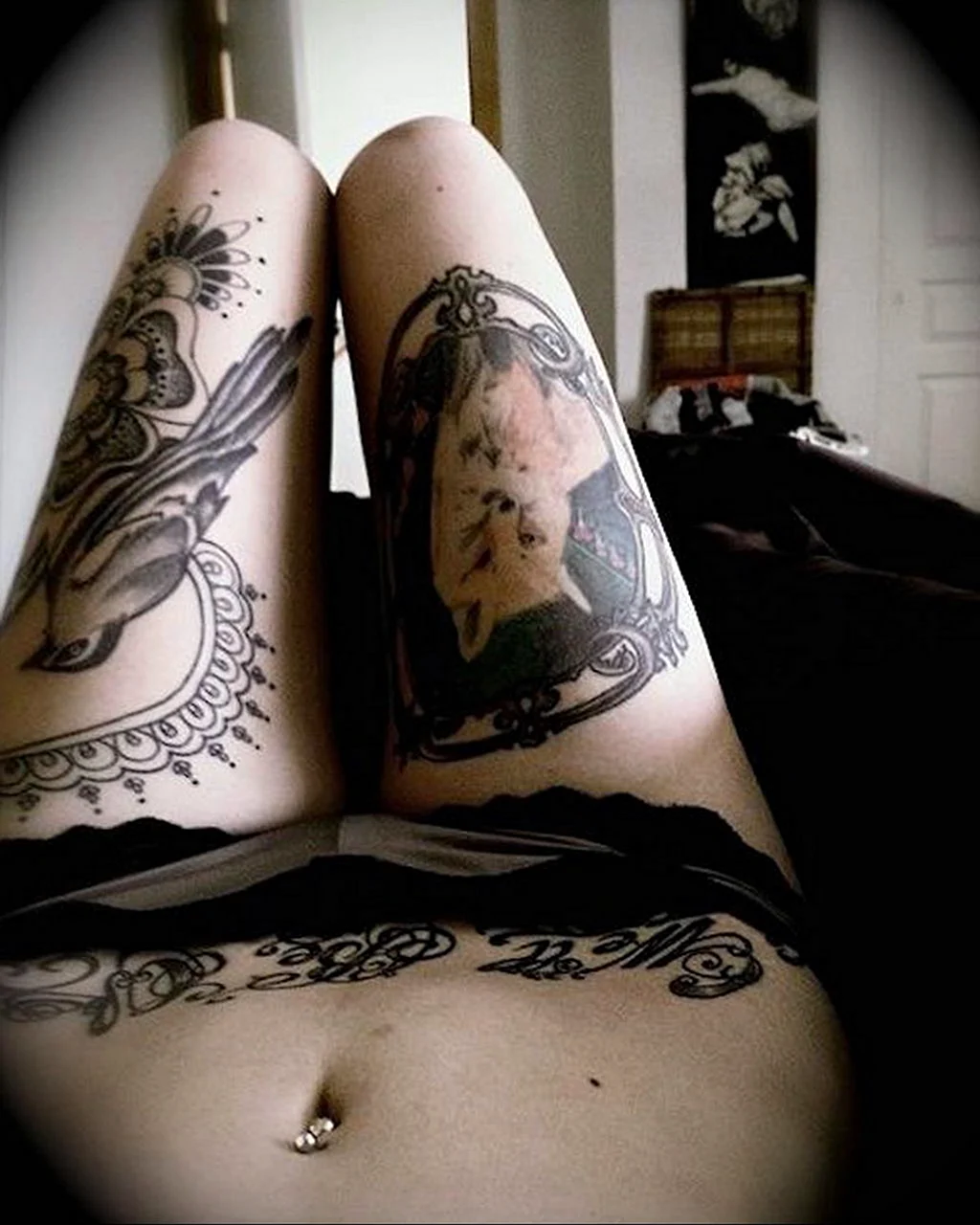 Скандинавские тату для девушек