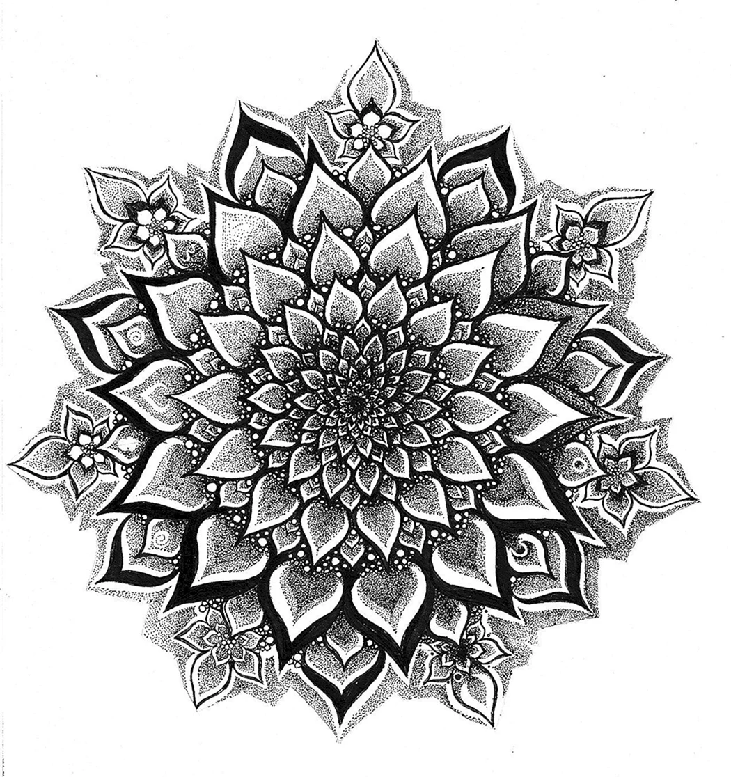 Мандала эскиз